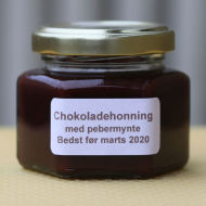 Chokoladehonning med pebermyntesmag